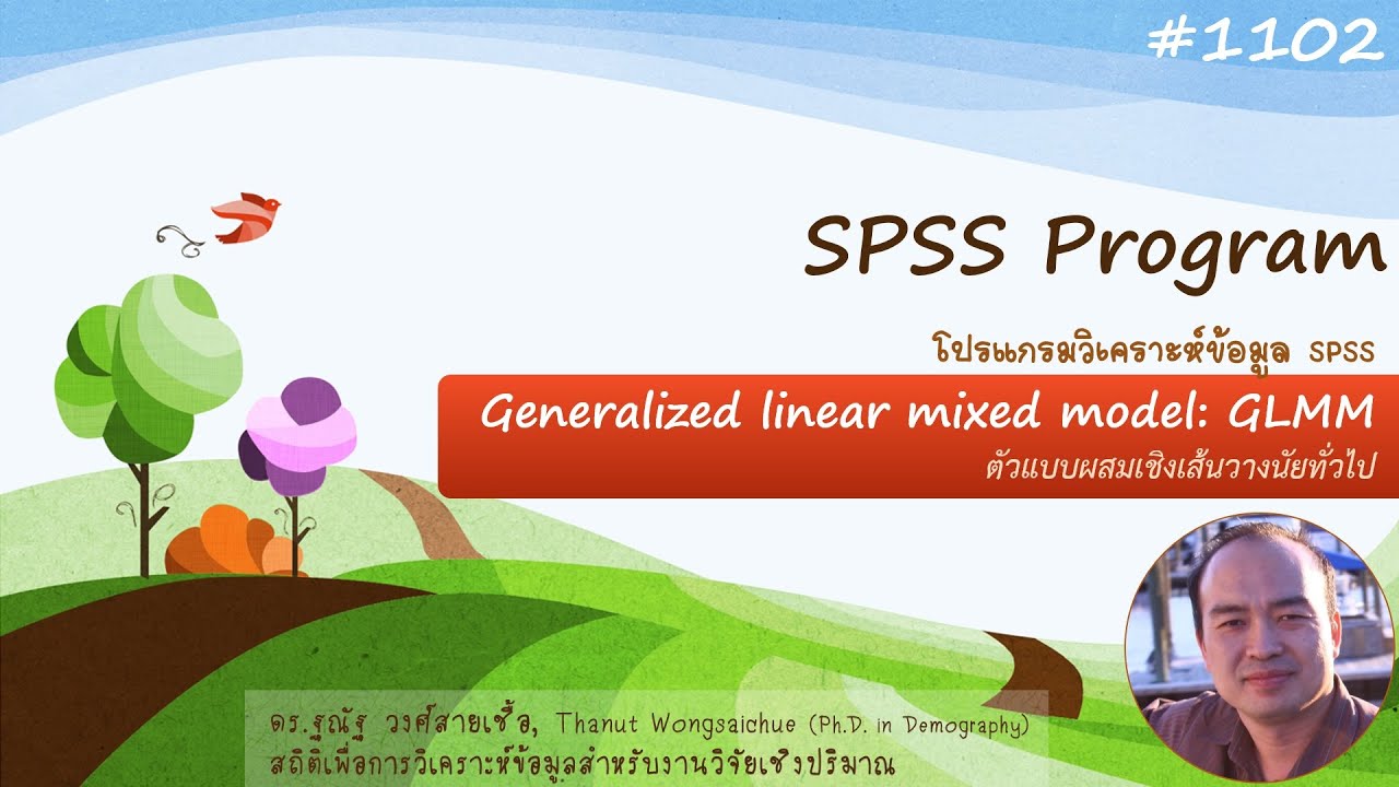 Generalized linear mixed model : GLMM in SPSS