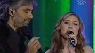 Andrea Bocelli &amp; Hayley Westenra &quot;Vivo Per Lei&quot; on stage