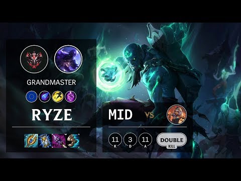 Ryze Mid vs Qiyana - EUW Grandmaster Patch 10.8