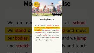 English Listening Practice – Morning Exercise | Short English Story with Subtitles