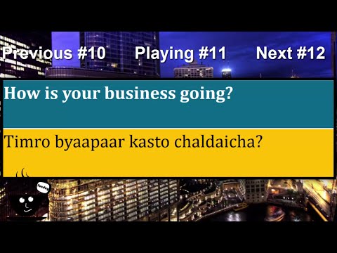 11 Nepali English Useful Sentence Phrase | Learn Nepali Language for beginners