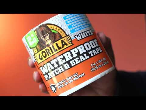 An Overview: Gorilla Waterproof Patch & Seal Tape 4" x 10' White