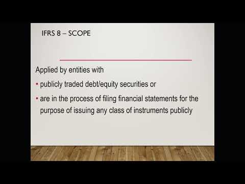 IFRS 8 Summary