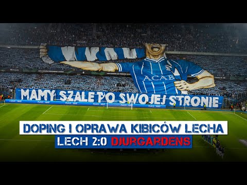 Amazing Lech Poznan fans during Conference League match against Djurgardens (09.03.2023)