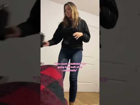 telling my fiancée I’m sleeping on the couch to get her reaction prank #shorts