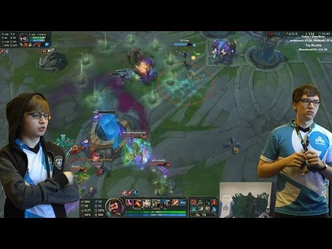 Sneaky and Meteos funny moments #16 George and an overextended Caitlyn