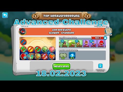 Top-Herausforderung 17.02.2023 | bloonstd6 - Advanced Challenge Cerebro F