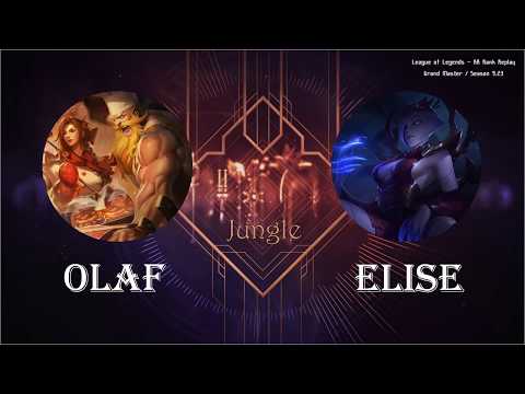 [Jungle] Olaf vs Elise - KR Ranked (GM)
