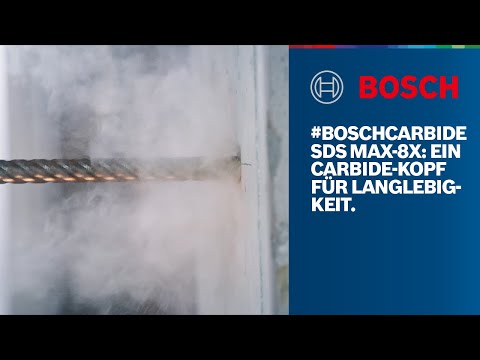#BOSCHCARBIDE SDS Max-8X: Ein Carbide-Kopf für Langlebigkeit