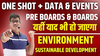 Environment and Sustainable Development | One shot revision with all Dates, Data & Events Class 12