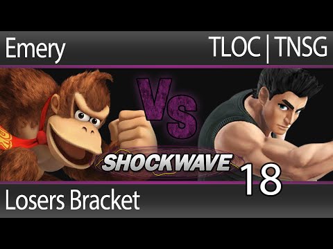 SW18 Smash 4 - Emery (DK) vs TLOC TNSSG (Little Mac) - Losers Bracket