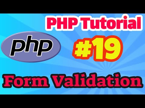 Php Tutorial 19 Form Validation In Php