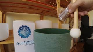 Mais uma novidade: Taça de Quartzo e Esmeralda :D
Ao vivo ainda é mais maravilhosa