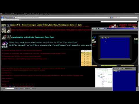Lesson P12 - Joypad reading on Master System,GameGear, Gameboy and Gameboy Color