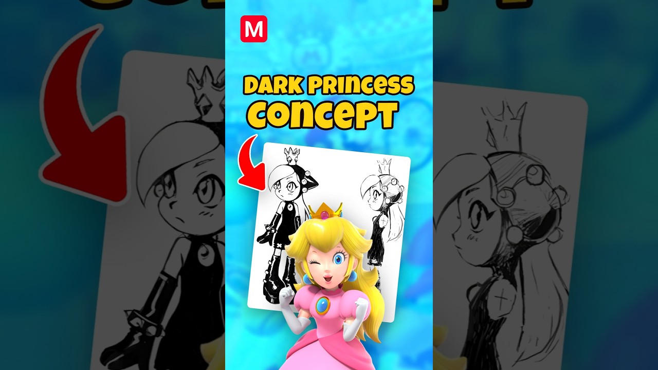 The Walupeach Idea Nintendo Rejected for Peach #supermario #nintendo #gaming #shorts