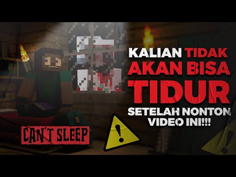 YOU WILL NOT SLEEP EASY AFTER WATCHING THIS VIDEO !!!  CANT SLEEP MINECRAFT CREEPY PASTA