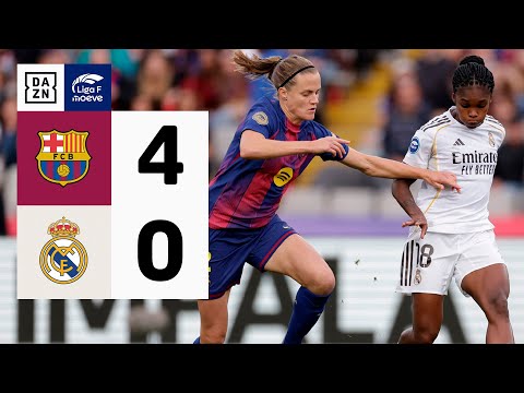 FC Barcelona vs Real Madrid (4-0) | Resumen y goles | Highlights Liga F