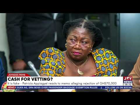 Cash for vetting?: It is fake - Patricia Appiagyei reacts to memo alleging rejection of GHS70,000