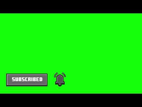 Subscribe Overlay Greenscreen - Minecraft Themed