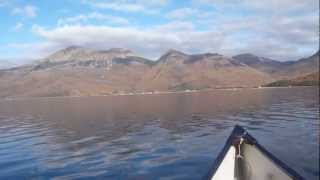 preview picture of video 'floating on loch hourn'