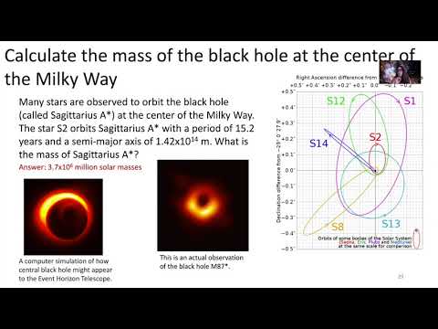 Week 6 PHY 221 - Mass of Sagittarius A*