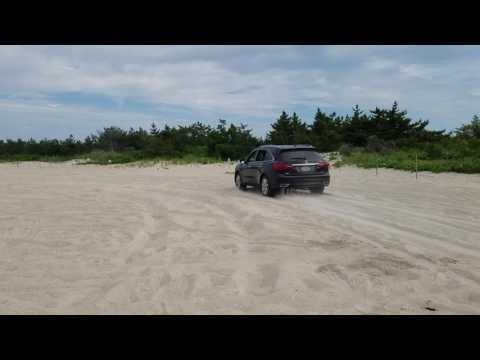 2016 Acura MDX beach sand off-roading