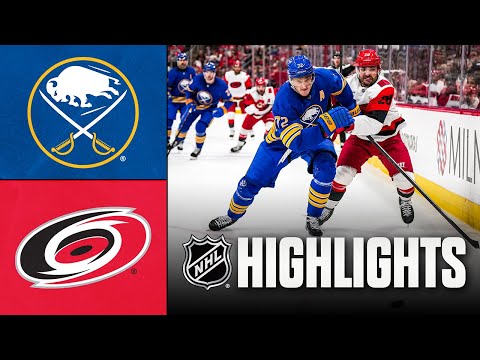 NHL Highlights | Sabres vs. Hurricanes | November 08, 2025