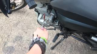 preview picture of video 'Starting A Bike With A Screwdriver'