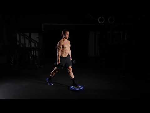 Dumbbell Suitcase Front Foot Elevated Split Squat