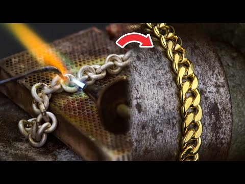 How to make a Cuban link bracelet | Handmade jewelry making