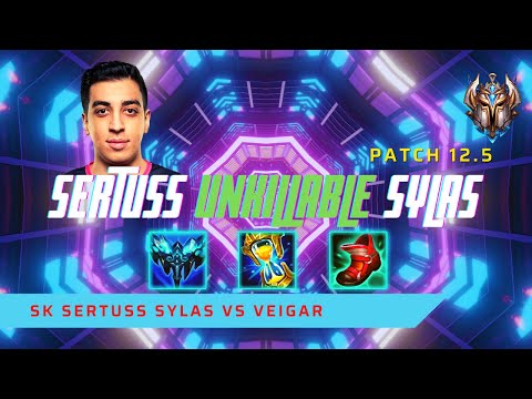 SERTUSS UNKILLABLE SYLAS! - SK Sertuss Plays Sylas Mid Lane vs Veigar! | LoL Patch 12.5
