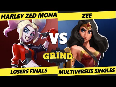 The Grind 199 Losers Finals - Zee (Wonder Woman) Vs. Harley Zed Mona (Harley) Multiversus Tournament