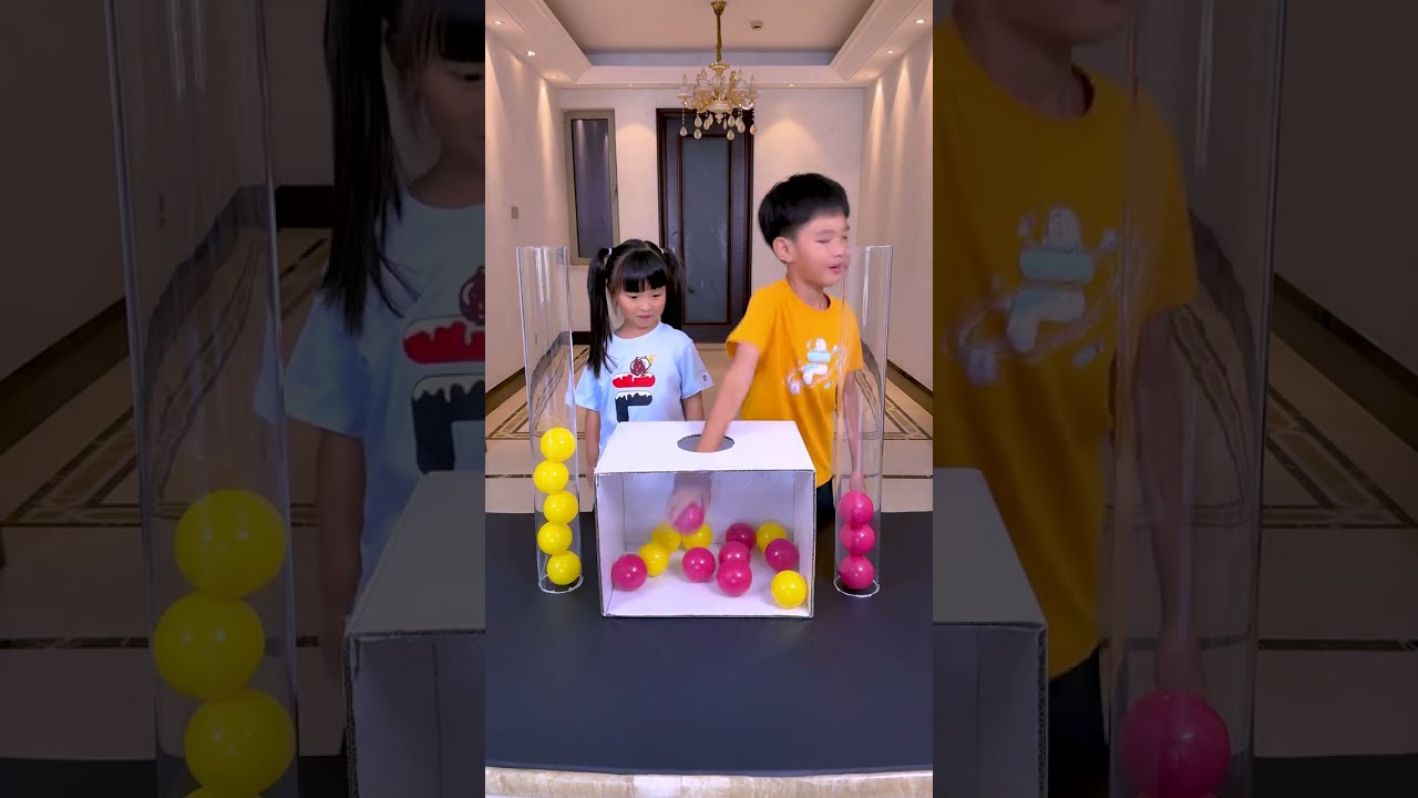 The Funniest Family Challenge: Ball Touching Game