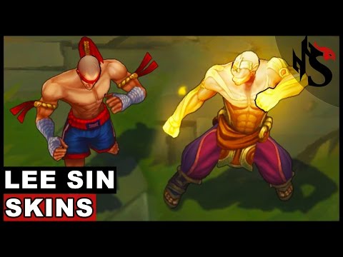 All Lee Sin Skins Spotlight (League of Legends)