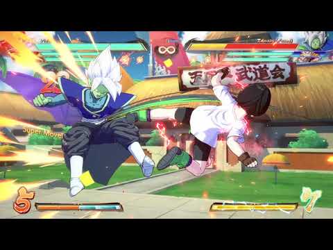 DBFZ S3 Videl new sparking leg loops 82 hits no Z-assist needed