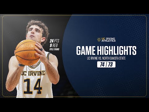 UCI Men's Basketball vs. North Dakota State | 12.21.2025 | Highlights
