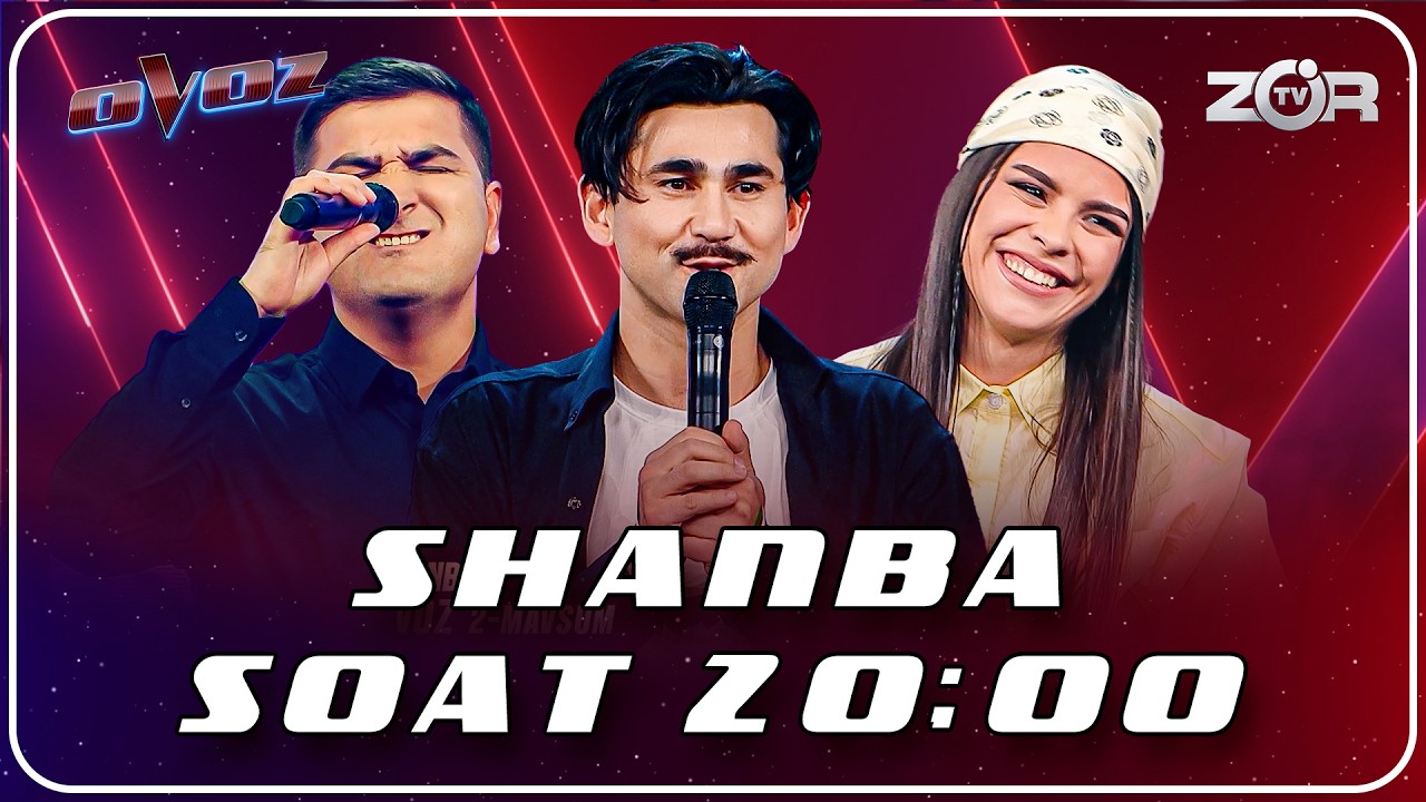 ANONS - OVOZ 2 MAVSUM | SHANBA SOAT 20:00