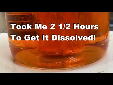 Dissolving Gold In Hot Aqua Regia