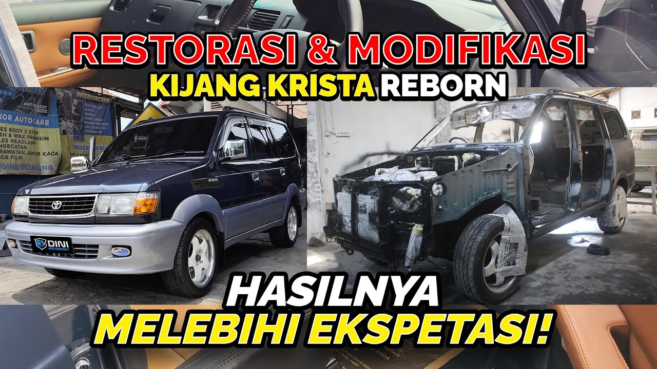 Totalitas Pengerjaan Restorasi & Modifikasi Toyota Kijang Krista Reborn, Hasilnya bikin Terharu!