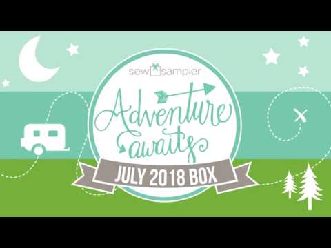 Fat Quarter Shop's "Sew Sampler" Monthly Subscription Quilting Box - July 2018