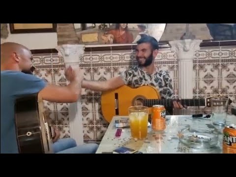 Momentazo de guitarra con el gran Fran Tari. ☺️☺️