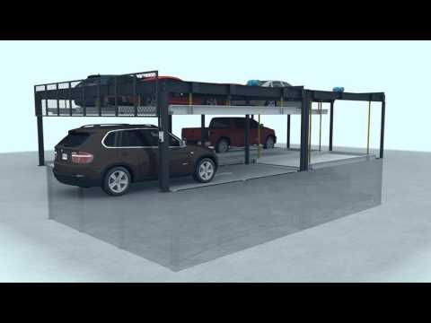 CityLift - Puzzle - Three Level Two-Row with Pit