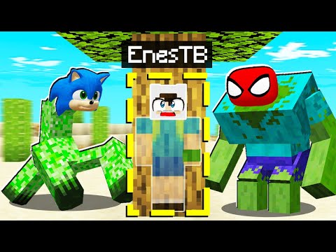 ENES ARSLAN VS MUTANT CANAVARLAR SAKLAMBAÇ - ⚠️ Minecraft