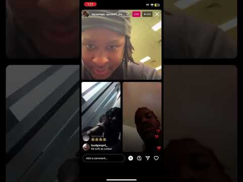 Tay savage ig live lil Reese join ayoo kd join 😂😂😂😂