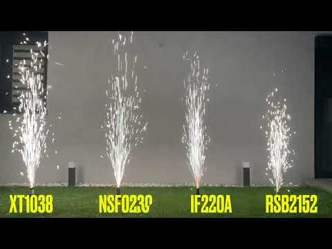 Test Fontann Zimnych Ogni Wewnętrznych XT1038 I NSF0230 I IF220A I RSB2152