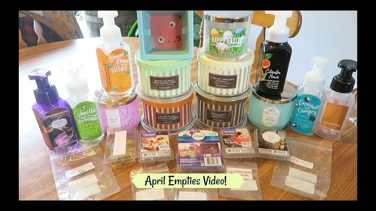 Candle & Wax Empties - April 2018!