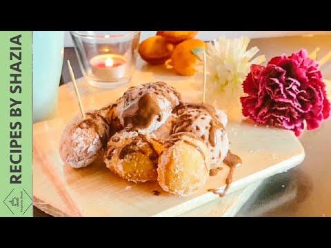 Nutella Donuts Recipe - Truffles - Timbits - Instant Donuts - Bomboloni