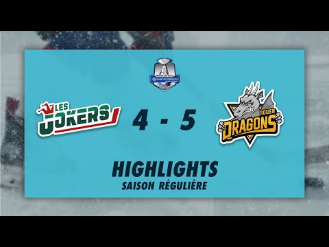 Jokers de Cergy-Pontoise 4-5 Dragons de Rouen - Highlights - Synerglace Ligue Magnus 2022/23