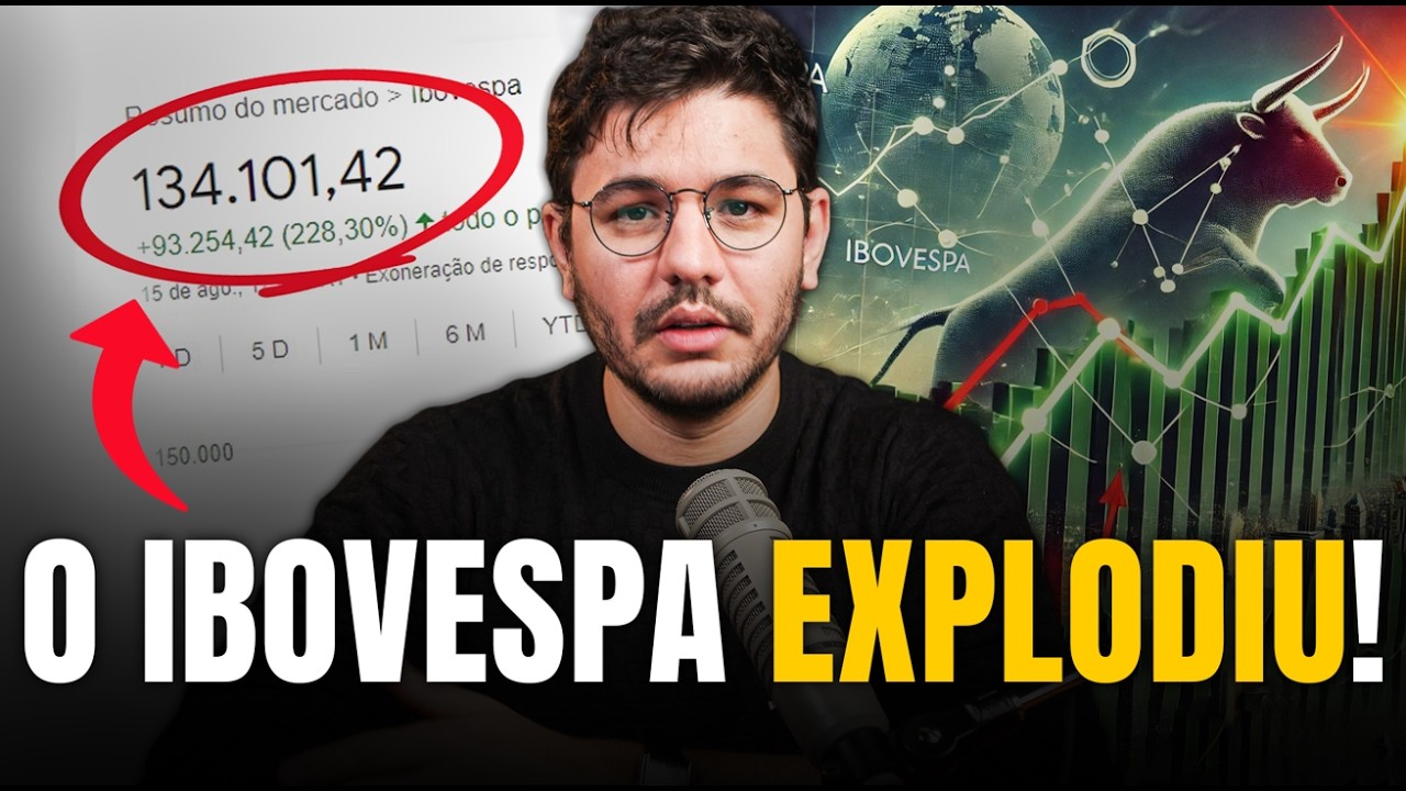 🚨 IBOVESPA BATEU AS MÁXIMAS E AGORA?