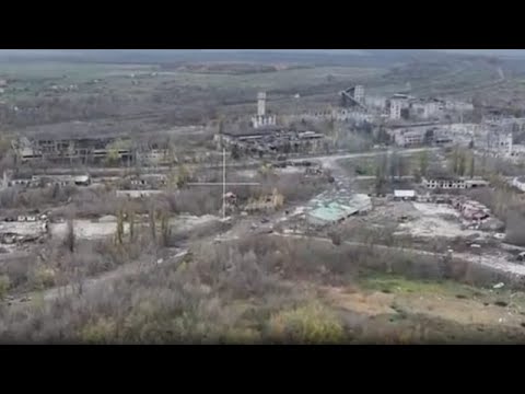 Drone footage shows Pokrovsk as Russia and Ukraine battle for control of key Donetsk city